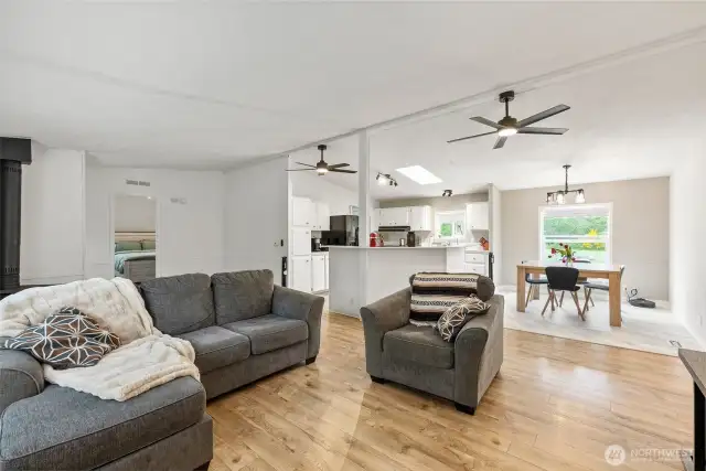 Open Concept Design! Updated Fixtures & Finishes!