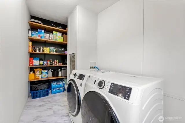 New On Demand Tankless H2O, Costco Sized Pantry, & W&D Space!