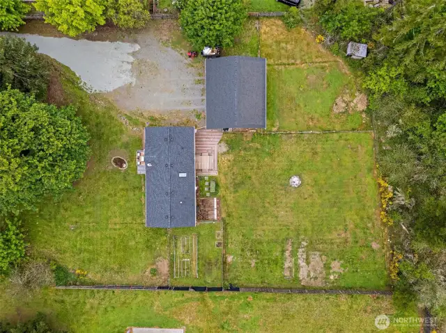 Situated on a Cul-de-Sac at the End of a Quiet Road, Surrounded by Mature PNW Landscape Providing a Privacy Buffer! New Gutter on Home & Shop! Roof Installed in '16!