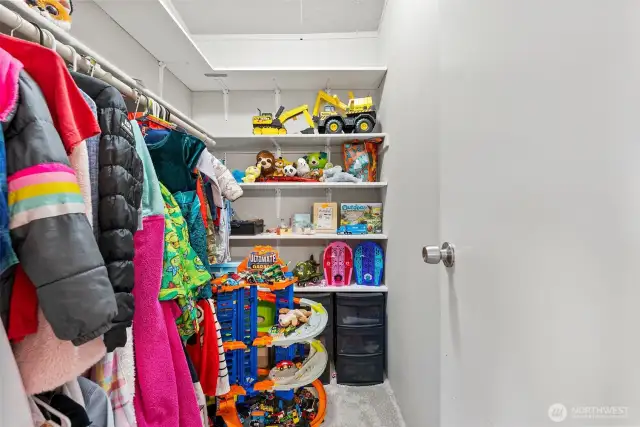 Large Walk-in Closets in the Bedrooms!