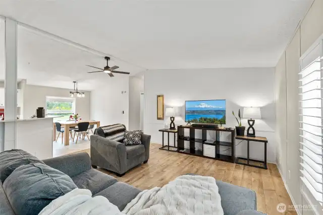 Vaulted Ceilings, New Ceiling Fans, & Light Fixtures!