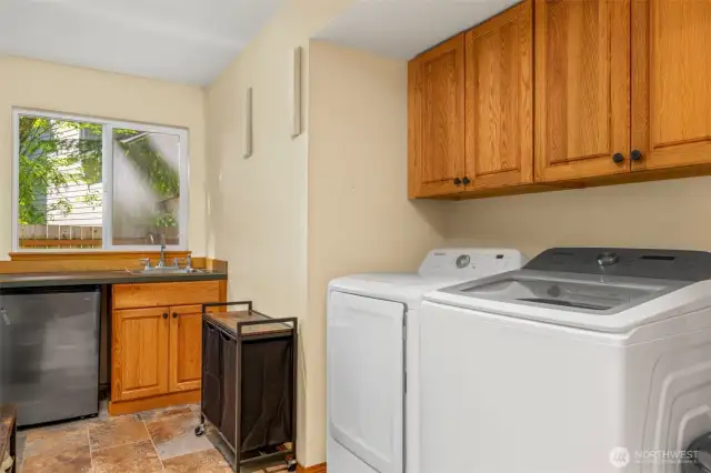Main floor laundry.