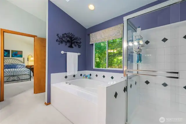 Five piece primary bath.