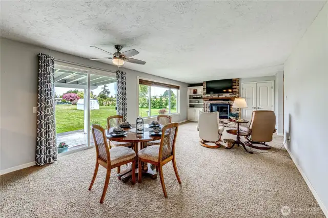 Open family room.