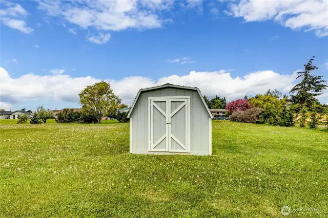 Garden shed.