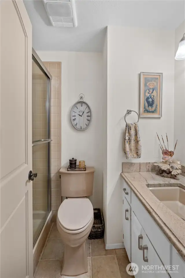 Another view of bathroom one