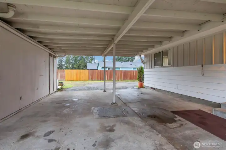 Parking for two cars!