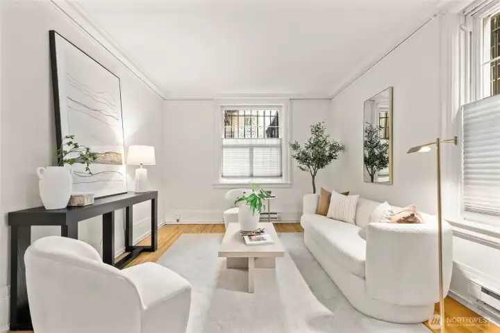 Living room - 9.5 ceilings throughout