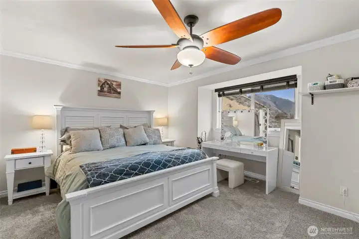 Large primary bedroom