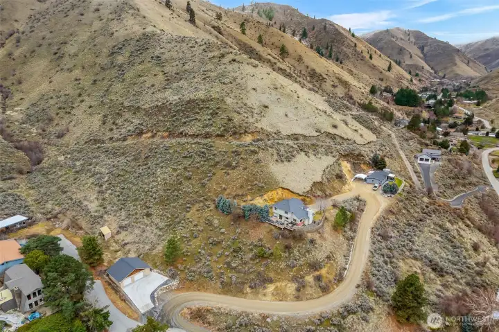 SHOP at the bottom of the driveway, keeping work seperate from home. RV parking!