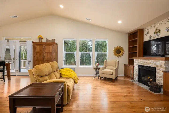 Loads of natural light with oversized picture windows