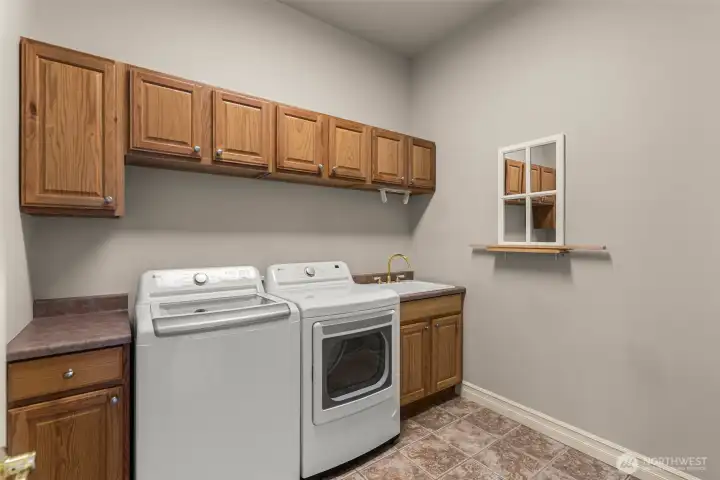 Main floor laundry room