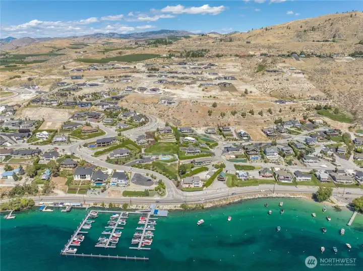 Crystal View Estates offers exceptional community amenities including two swimming pools, sport courts, and private Lake Chelan access—perfect for enjoying an active lifestyle and making the most of lake living.