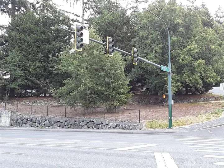Viewing West side of property at Evergreen Way Viewing West side of property at Evergreen Way