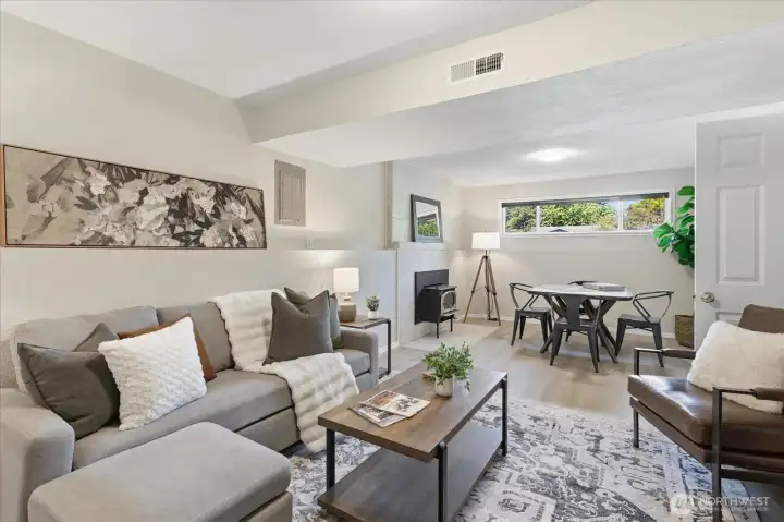 Spacious Rec Room Downstairs
