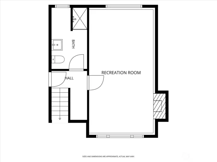 Lower Level Floor Plan