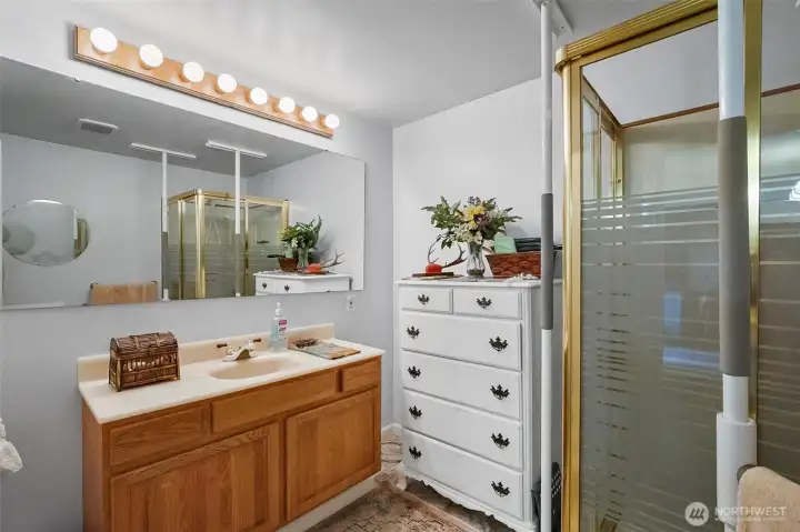 Bathroom off utility room