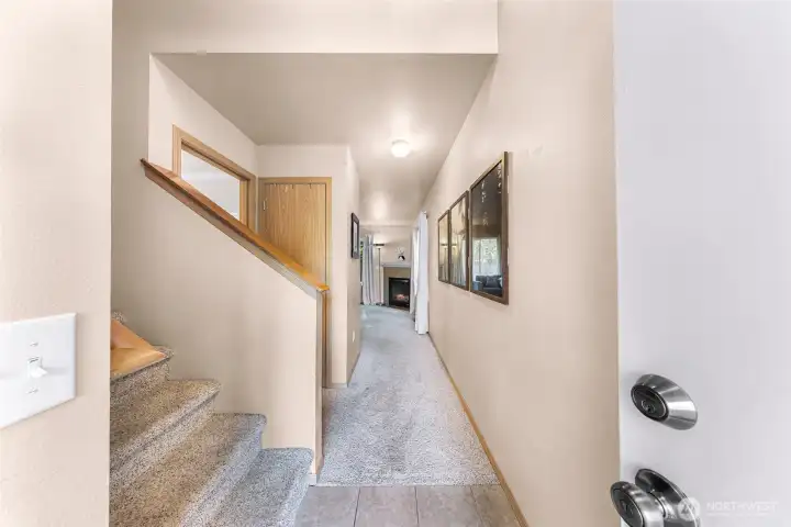 Beautiful entrance into Unit B!