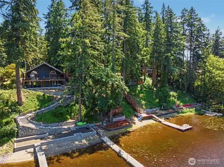 View from lake/back of home