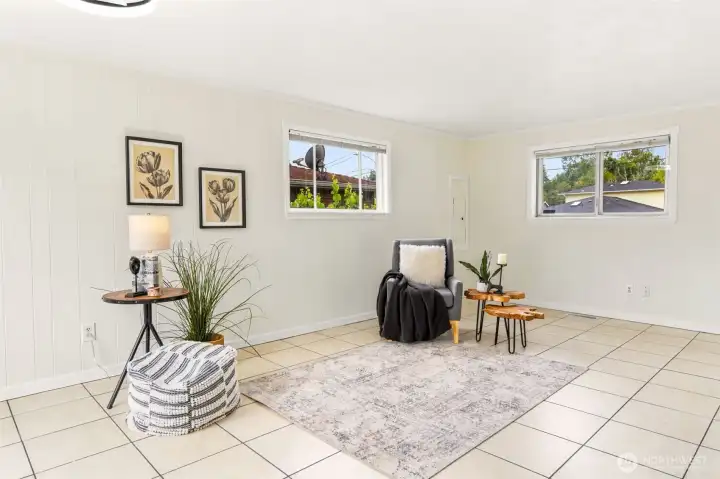 This versatile bonus space is perfect for a family room, extra dining, or whatever your lifestyle needs.