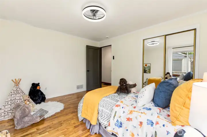 Enjoy enhanced comfort with ceiling fans installed in three bedrooms, helping keep the home cool and inviting.