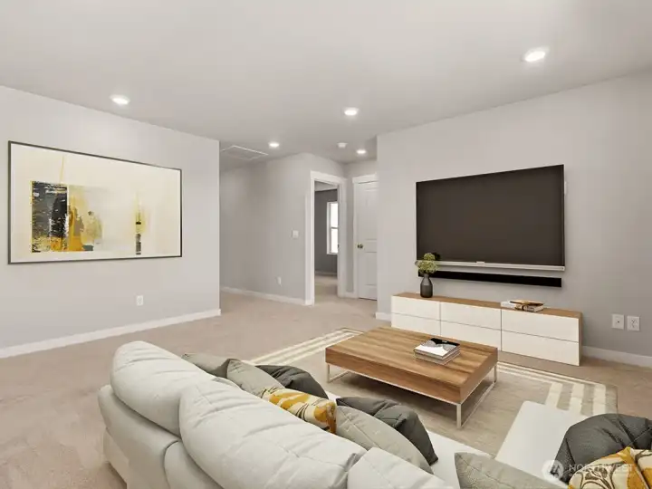 Loft space. Photos are for representational purposes only. Colors and options may vary.