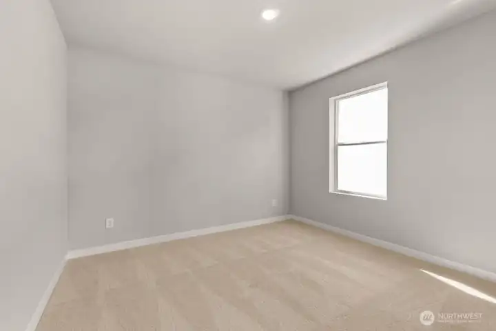 Secondary bedroom. Photos are for representational purposes only. Colors and options may vary.