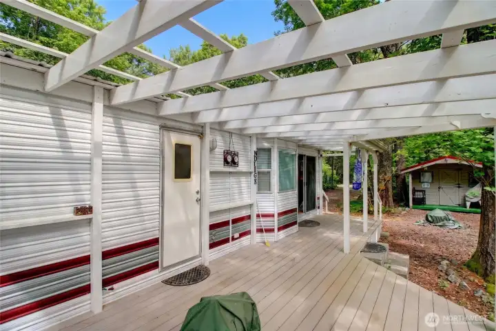 Shaded and covered outdoor living