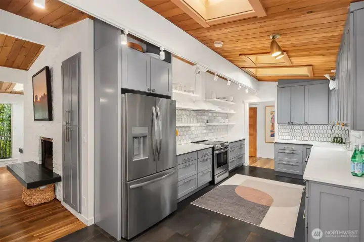 Flow easily from the kitchen into the dining area and all living spaces...an entertainer's dream.