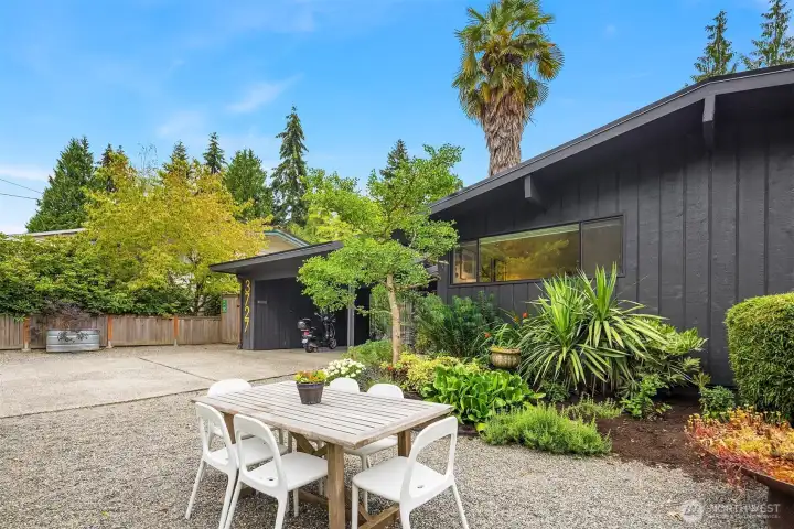 Professionally designed landscaping enhances both the front & back yards.