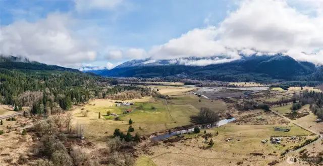amazing views surrounding home and property