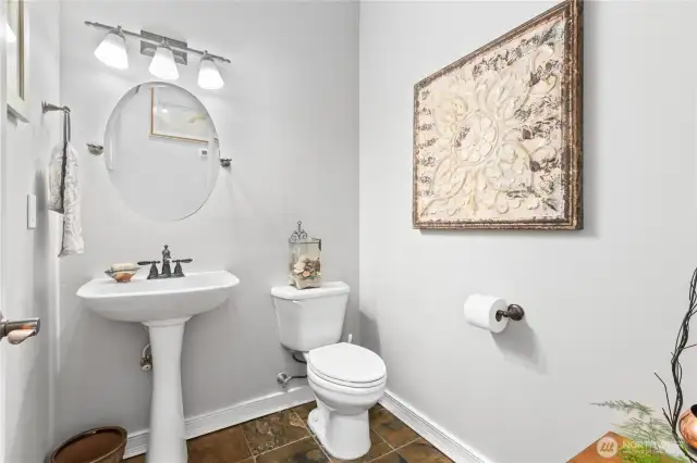 Main floor powder room