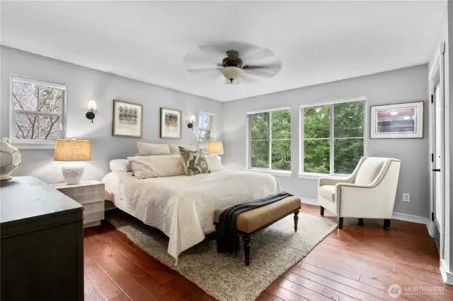 Luxurious primary suite