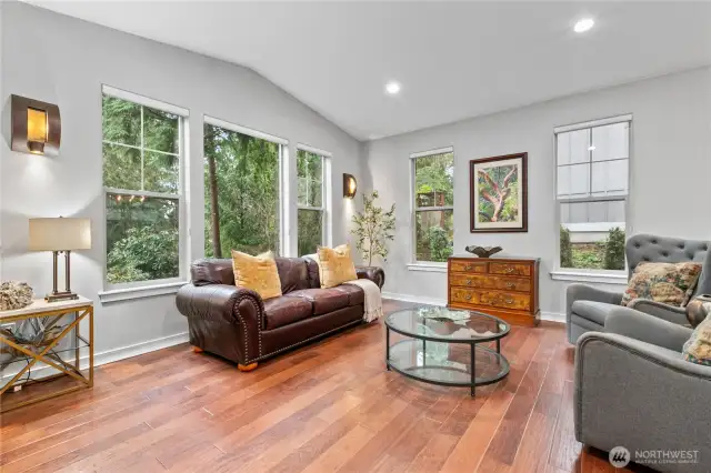Beautiful natural light throughout