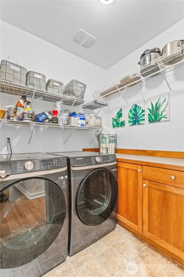 Main floor laundry room