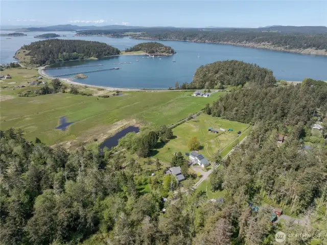 Barlow Bay in background