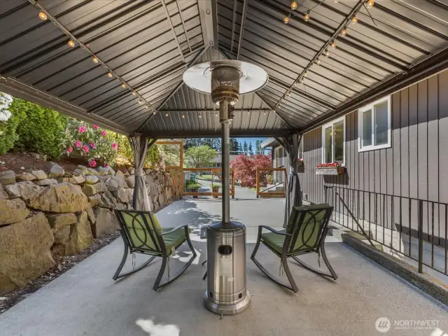 covered outdoor patio for year round enjoyment
