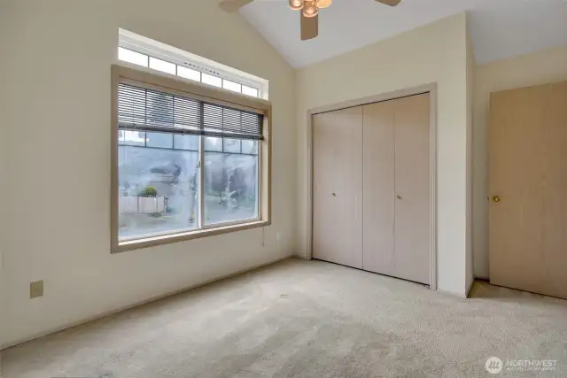 Large picture window adds so much natural light to the room.
