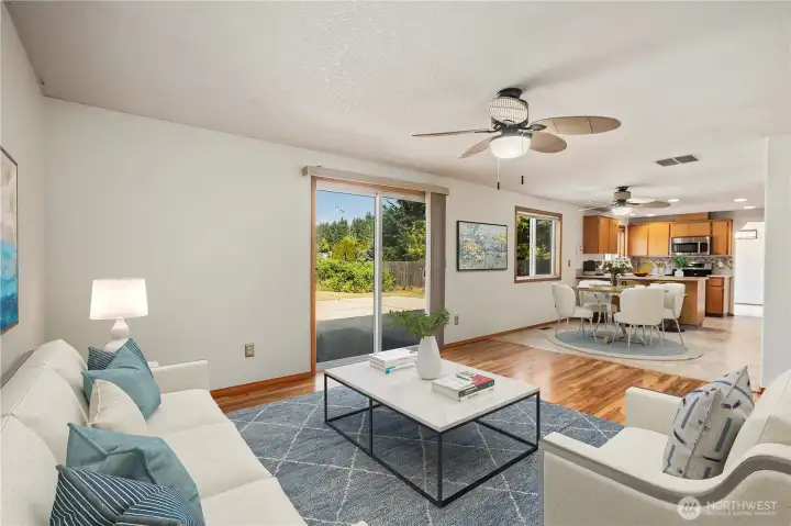 Family Room *virtually staged*