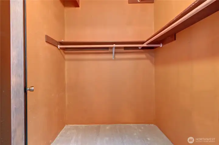 Primary closet