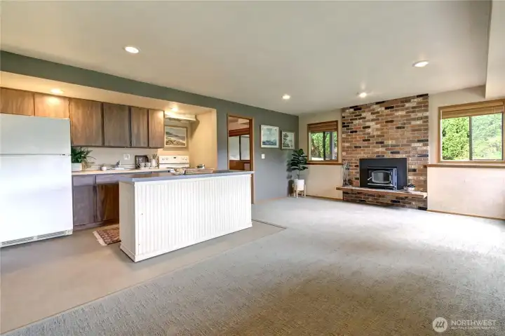 Basement kitchen