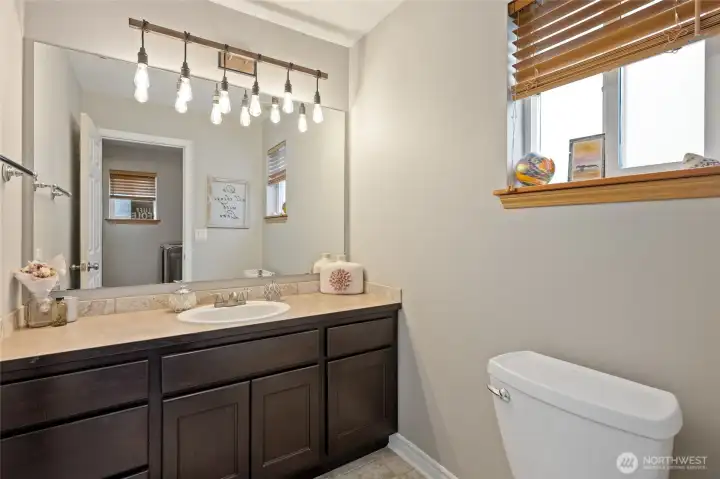 Main floor half bathroom