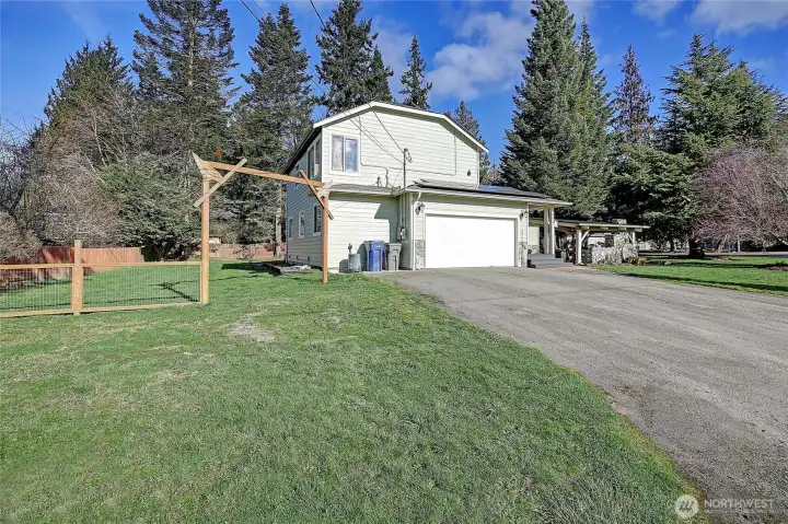 Plenty of parking included - two car garage, driveway parking, RV parking next to the shop and plenty of off street parking as well