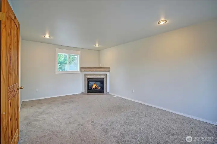 Enjoy the fireplace in the primary bedroom on those cold rainy nights.