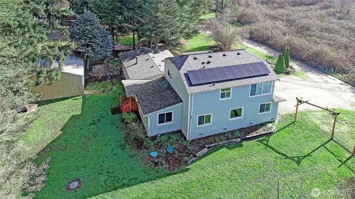 Aerial view facing Southeast