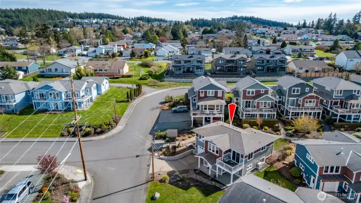 A rare opportunity to own a newer home in one of the area's most sought-after locations with bbreathtaking 180-degree views.  Island and the sparkling Guemes Channel, all the way to stunning western sunsets with  passing ferries.