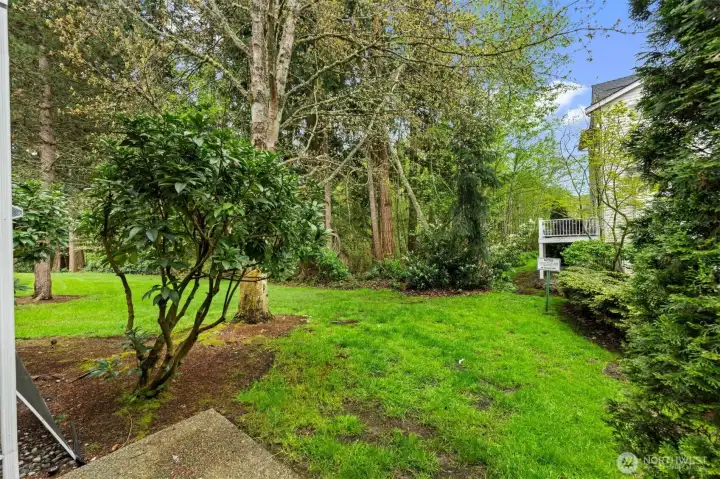 Comfortable outdoor setting in quiet community.