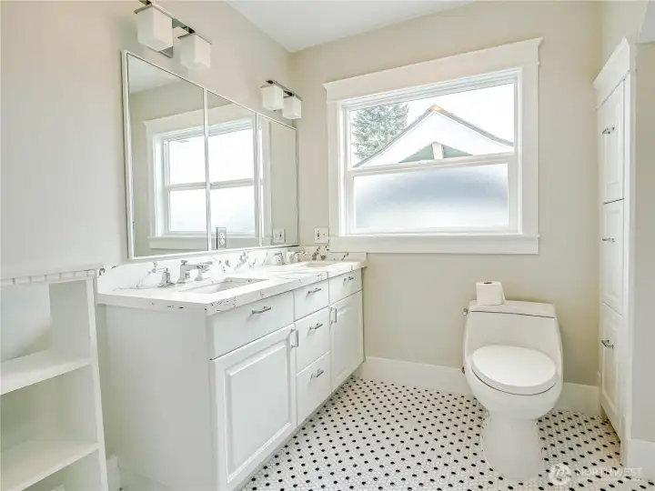 Brand New remodel of bathroom on upper level