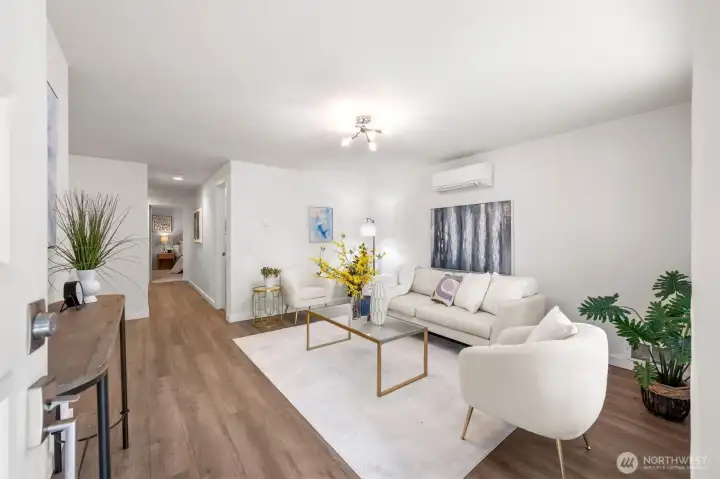 Bright living room with natural light and open layout