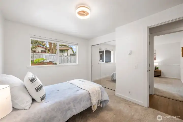 Additional bedroom with natural light and versatile use